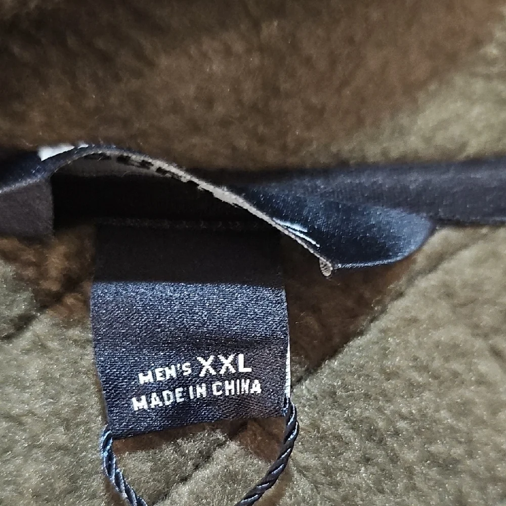 Eddie Bauer Olive and Black Quilted Jacket